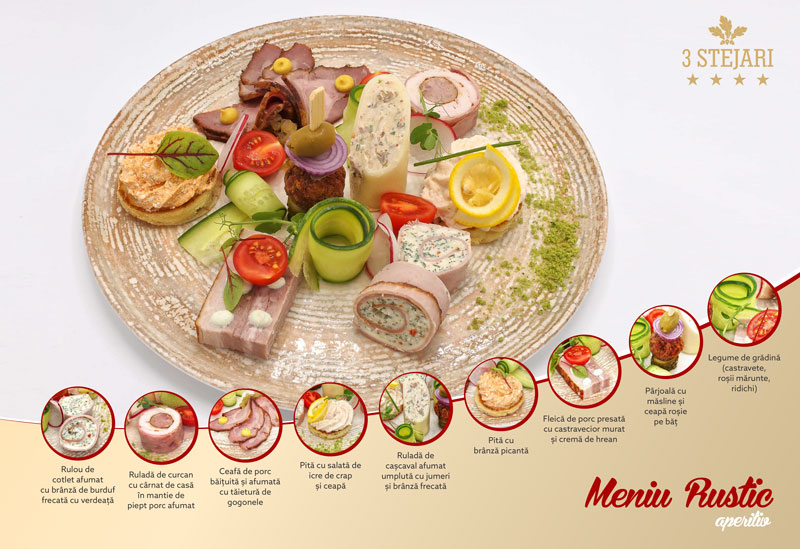 Meniu rustic aperitiv