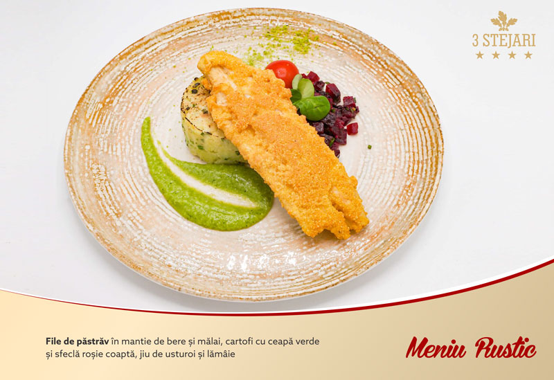 Meniu rustic peste