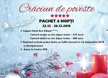 Craciun de poveste la Hotel Aro Palace