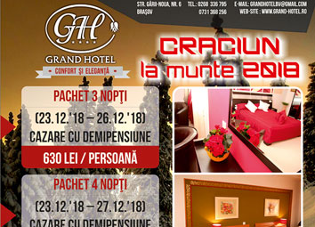 Craciun la Grand Hotel din Brasov