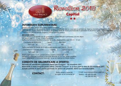 Oferta Revelion Brasov 2018 Complex Capitol