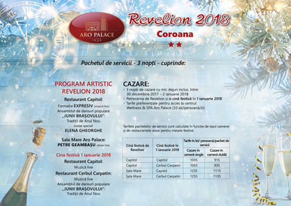 Revelion Brasov 2018 la Hotel Coroana