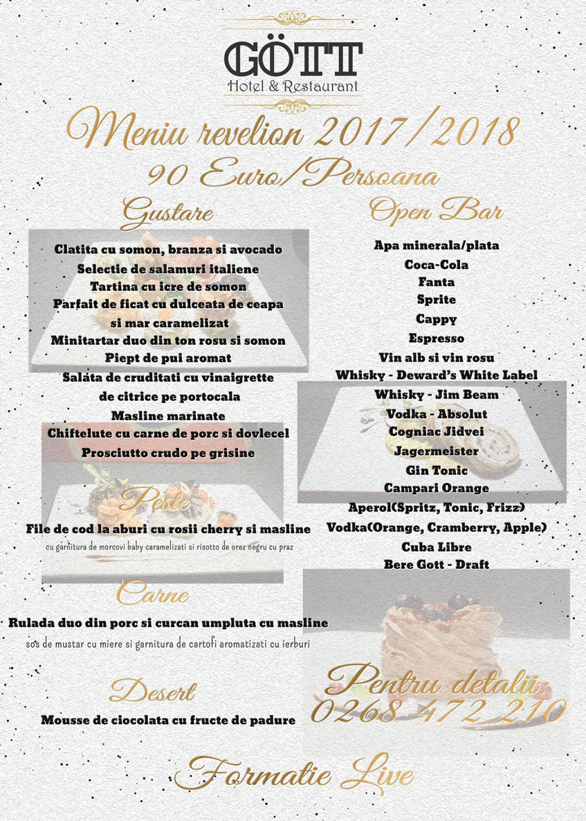 Revelion Brasov 2018 Restaurant Gott